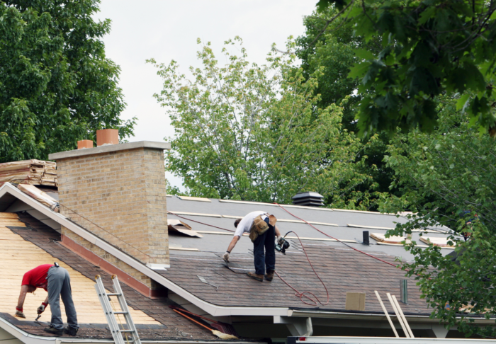 Professional residential roofing services by Maryland roof contractor